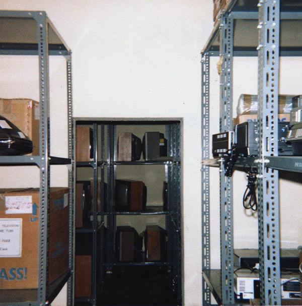 Stores at Harrow Workshop June 1984