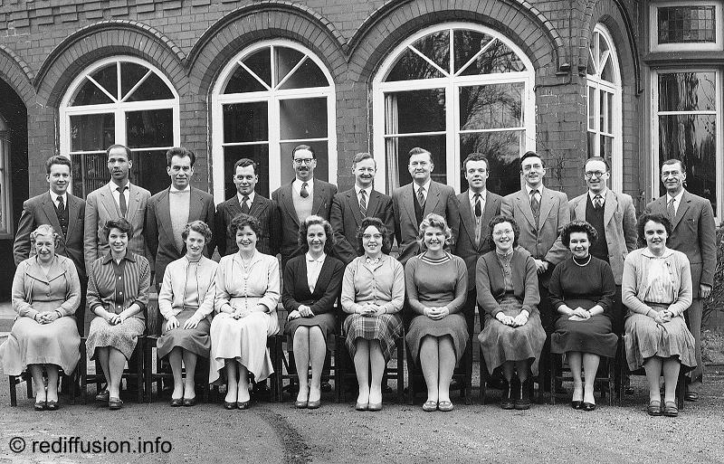 The staff of The Central Training School at The Manor in April 1959, five months before Jake arrived.