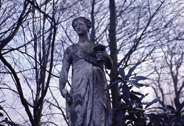 Statue in Poulton Manor Grounds