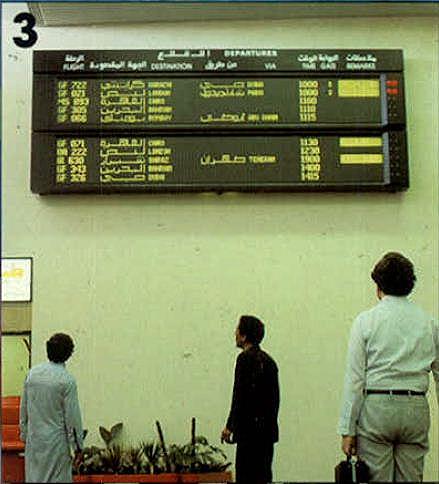 Airport information Systems in the Middle East.