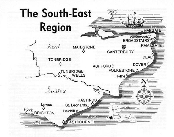 South East Regional Map.