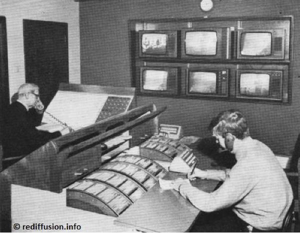 Westwood control room 1970.