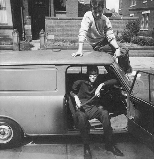 George ( driver ) and Barry Jarvis  ( roof )  1968.