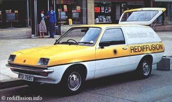Rediffusion ( Vauxhall Chevette ) Television Service Van