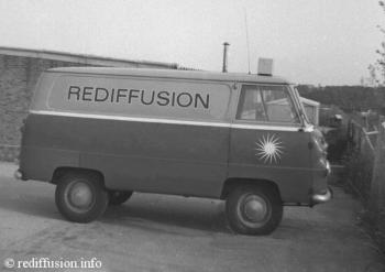 Rediffusion ( Red and Grey Ford Thames 15cwt ) Television Service Van