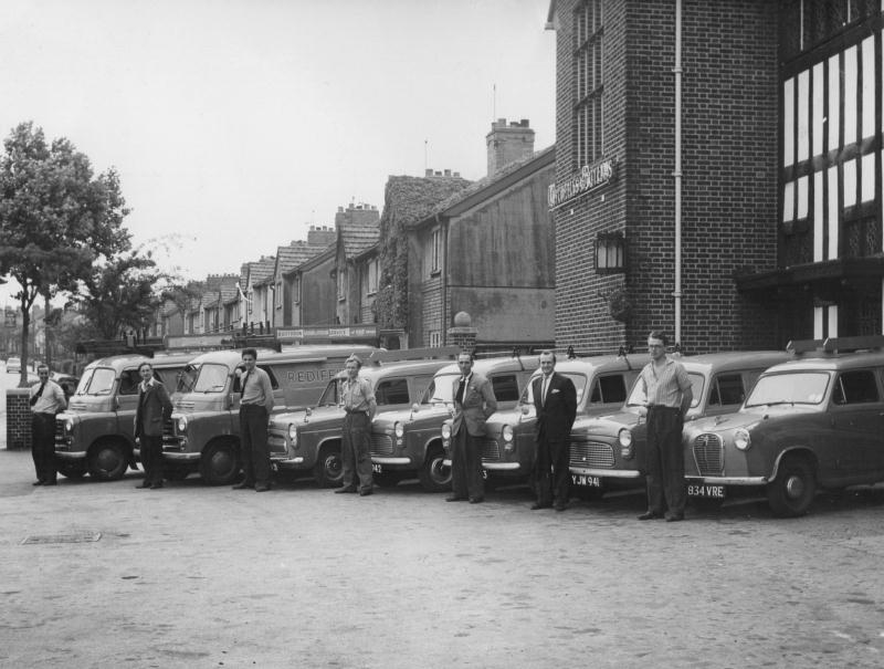 Service Staff and their Vans 1959